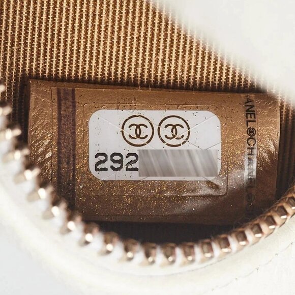 Chanel White Quilted Lambskin Leather Pearl Round Clutch with Chain Bag - Picture 11 of 12